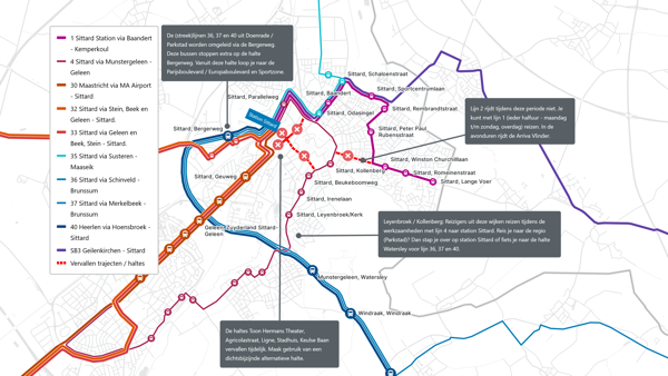 Omleiding Engelenkampstraat in Sittard Omleiding Engelenkampstraat in Sittard