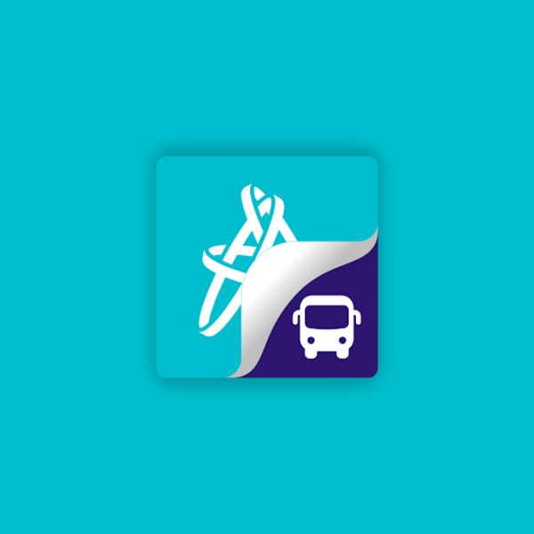 Het Arriva-logo wordt als een bladzijde omgeslagen en daarachter verschijnt het icoon van een bus. Het Arriva-logo wordt als een bladzijde omgeslagen en daarachter verschijnt het icoon van een bus.